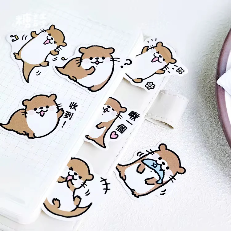 Sticker Box - Sea Otter Pups - 45 Stickers - Image 2