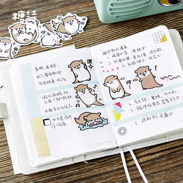 Sticker Box - Sea Otter Pups - 45 Stickers - Image 4