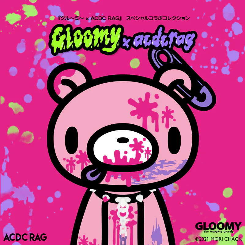 ACDC RAG x Gloomy Bear - Checkered Oversized Tee Shirt - Image 2