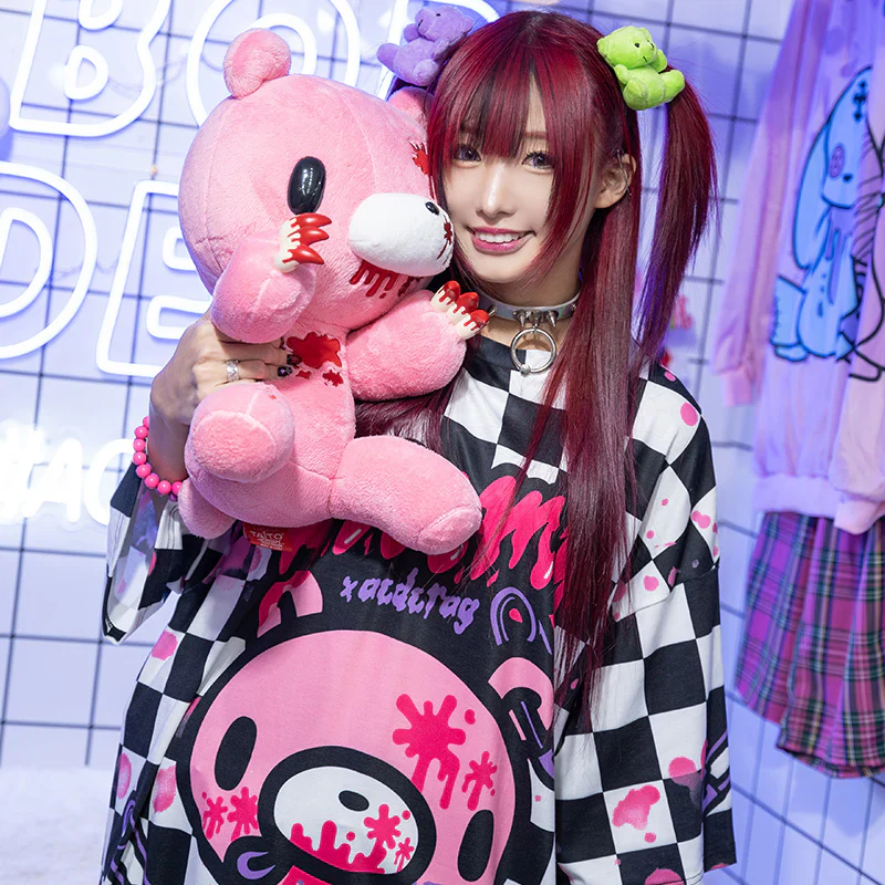 ACDC RAG x Gloomy Bear - Checkered Oversized Tee Shirt - Image 6