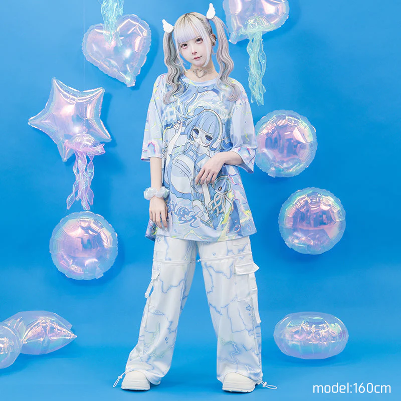 ACDC RAG - Cyber Jellyfish T-Shirt - Underwater Tokyo Dreams - Image 3