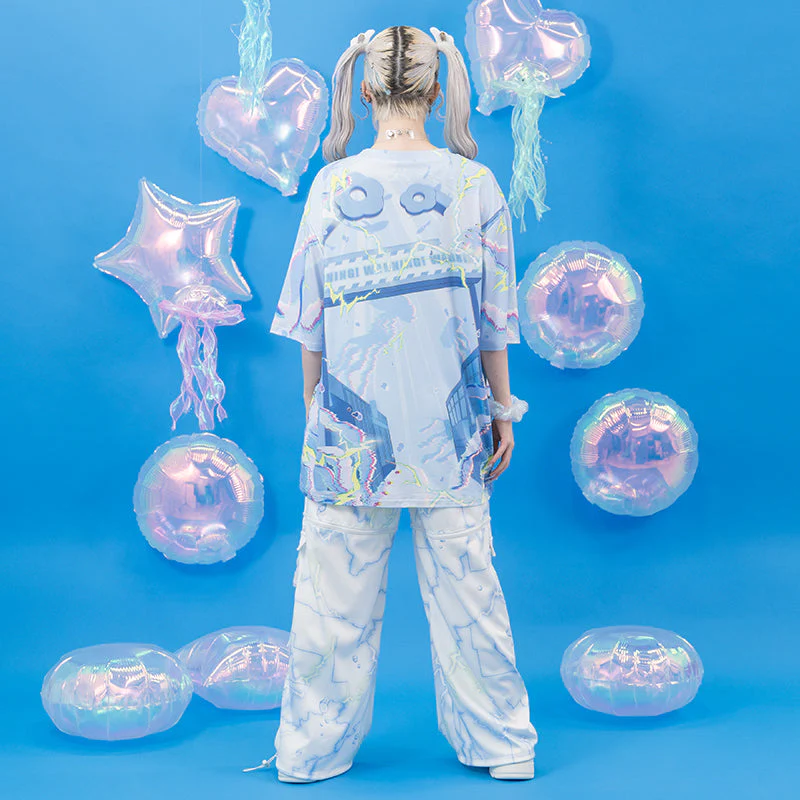 ACDC RAG - Cyber Jellyfish T-Shirt - Underwater Tokyo Dreams - Image 4