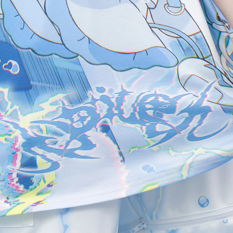 ACDC RAG - Cyber Jellyfish T-Shirt - Underwater Tokyo Dreams - Image 6