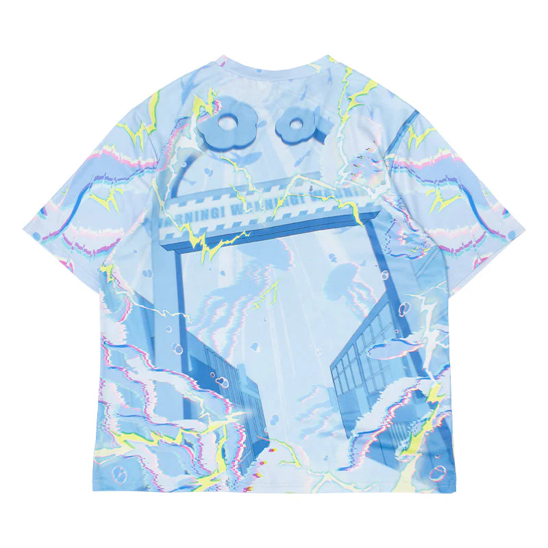 ACDC RAG - Cyber Jellyfish T-Shirt - Underwater Tokyo Dreams - Image 9