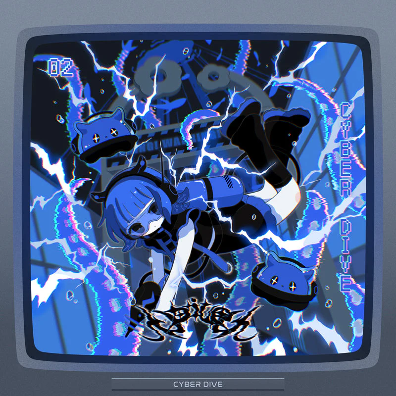 ACDC RAG - Cyber Octopus T-Shirt - Electric Depths & Flapjack Fury - Image 2