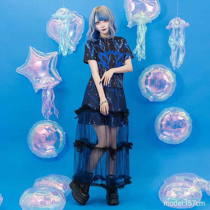 ACDC RAG Cyber Octopus Tulle Skirt - Image 5