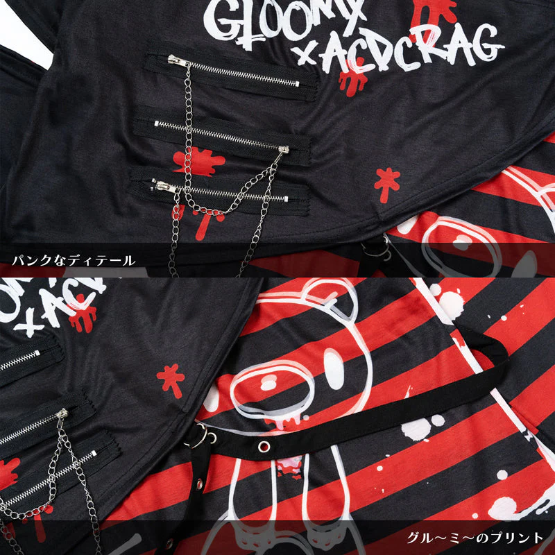 ACDC RAG x Gloomy Bear - Dark Plus Size Long Sleeve - Image 12