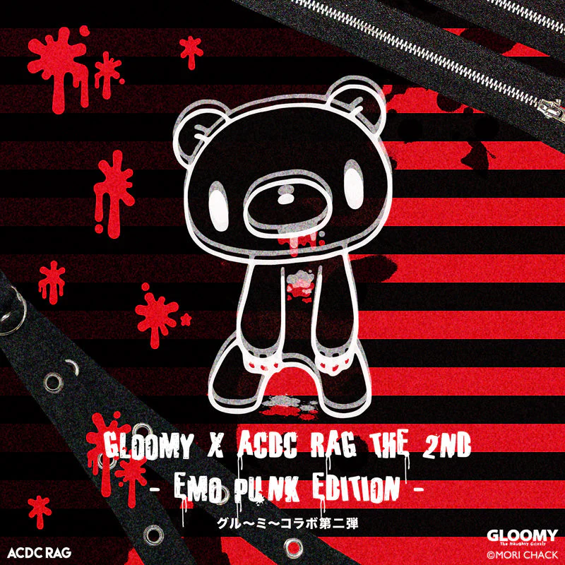 ACDC RAG x Gloomy Bear - Dark Plus Size Long Sleeve - Image 2