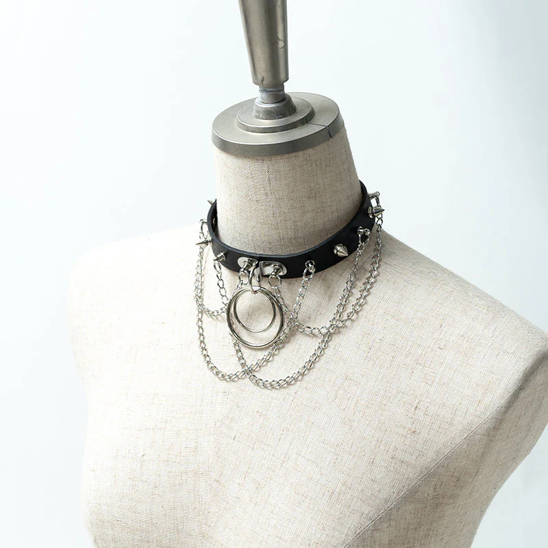 ACDC RAG - Double Ring Choker Black - Image 2