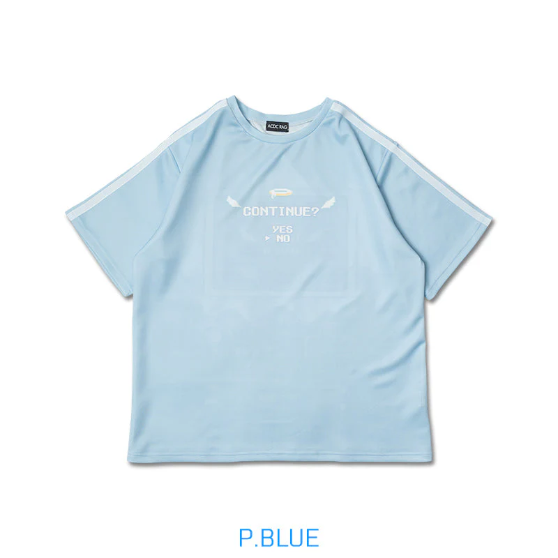ACDC RAG Game Over T-Shirt - Pastel Blue Edition - Image 8