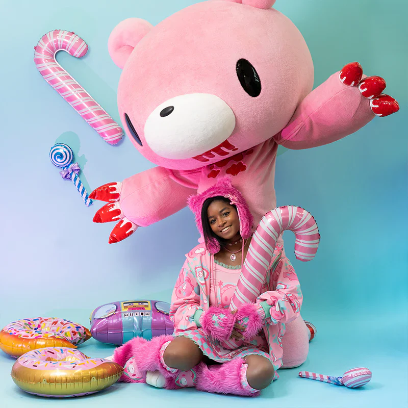 ACDC RAG Gloomy x Sophie Powers Candy Zip Hoodie - Pink/Mint - Image 9