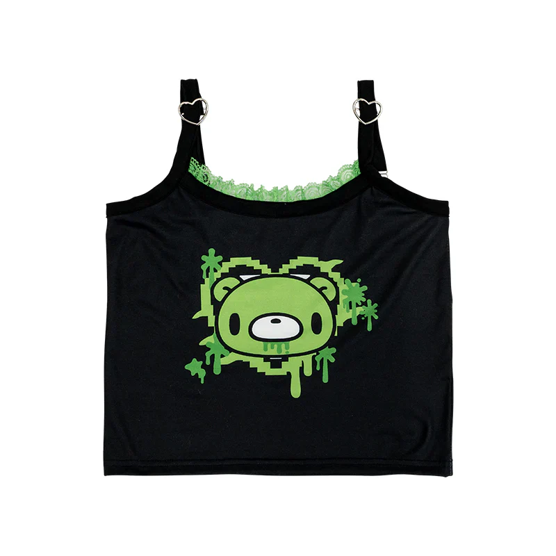 ACDC RAG Gloomy x Sophie Powers Jelly Camisole - Black/Green - Image 10