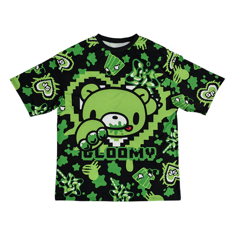 ACDC RAG Gloomy x Sophie Powers Oversived Tee - Black/Green - Image 11