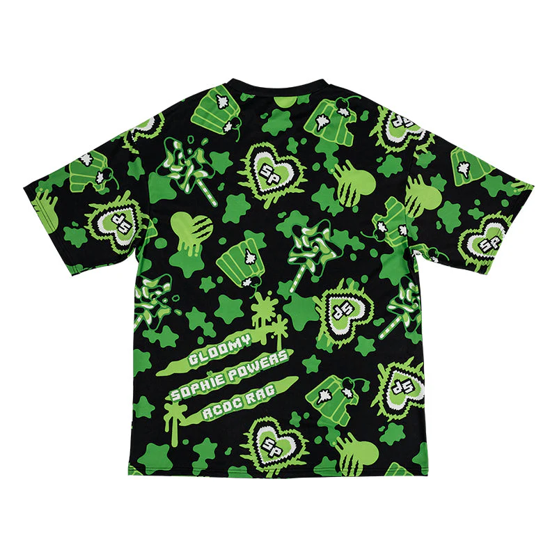 ACDC RAG Gloomy x Sophie Powers Oversived Tee - Black/Green - Image 12