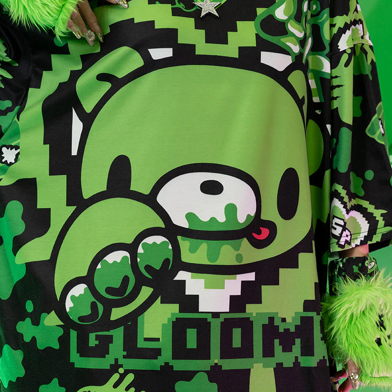 ACDC RAG Gloomy x Sophie Powers Oversived Tee - Black/Green - Image 6