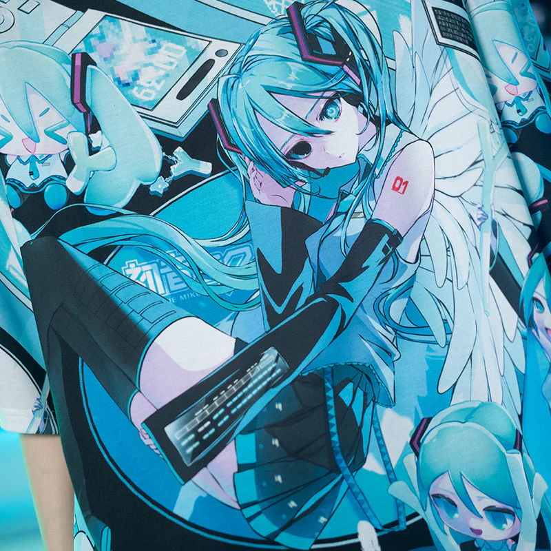 ACDC RAG × Hatsune Miku - Huge T-Shirt - Image 12