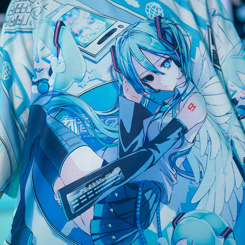 ACDC RAG × Hatsune Miku - Huge T-Shirt - Image 7