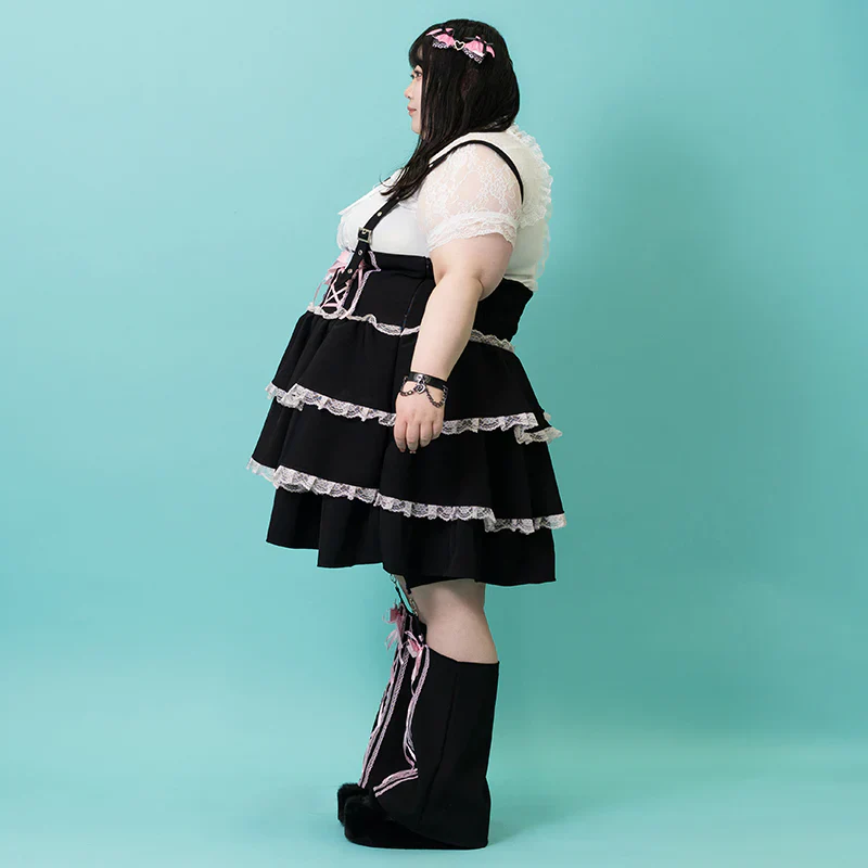 ACDC RAG Healing ♡ Heart Jumper Skirt - Plus Size - Image 3