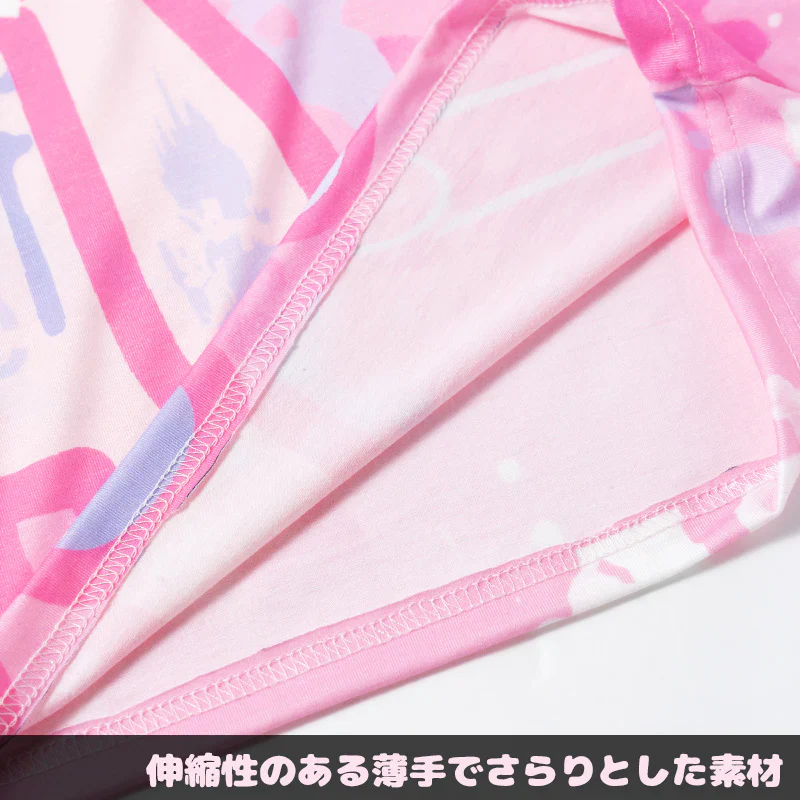 ACDC RAG x Gloomy Bear - Oversized Tee Shirt Pastel Pink - Image 16