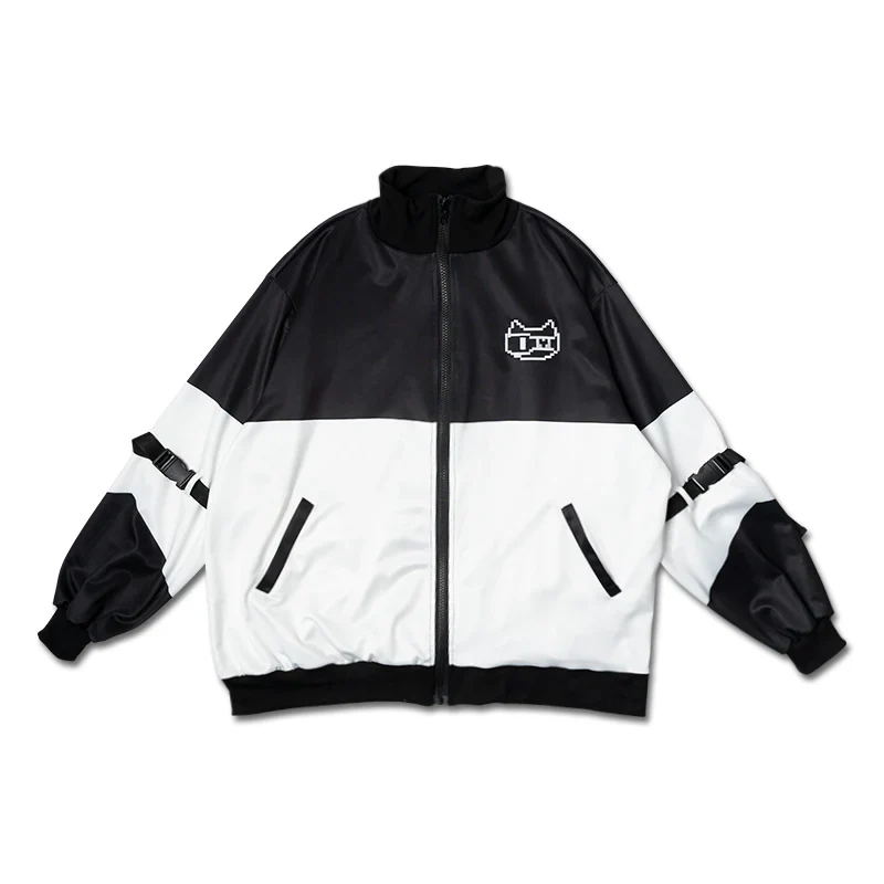 ACDC RAG Pixel Cat Jersey Jacket BK - Black/White - Image 11