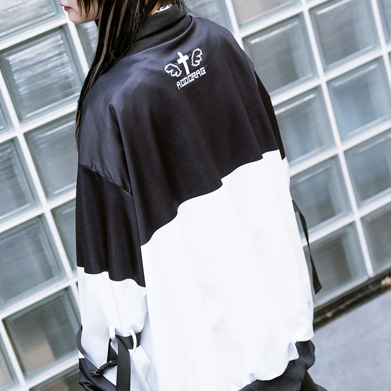 ACDC RAG Pixel Cat Jersey Jacket BK - Black/White - Image 7