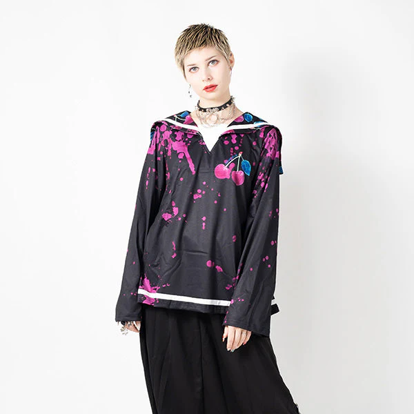 ACDC RAG Sailor Top - Poison Cherry Long Sleeves - Image 4