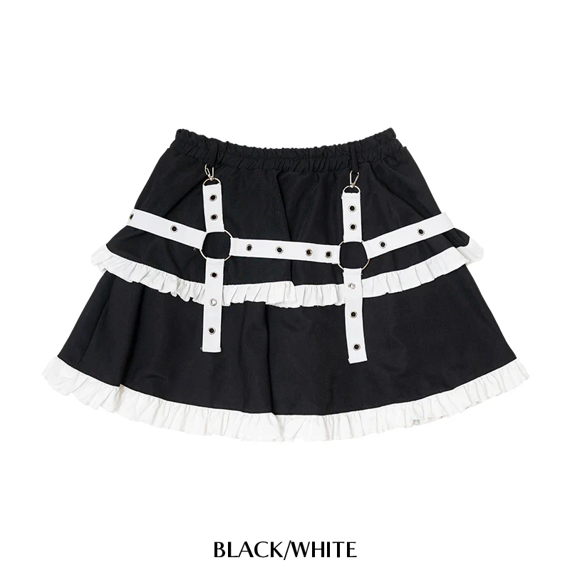 ACDC RAG Punky Bunny Skirt - Black/Pink & Black/White - Image 17