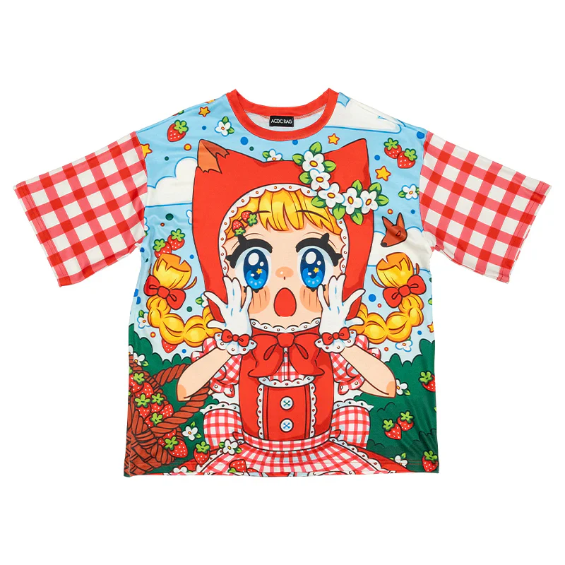 ACDC RAG Red’s Poppin Adventure T-Shirt - Red - Image 9