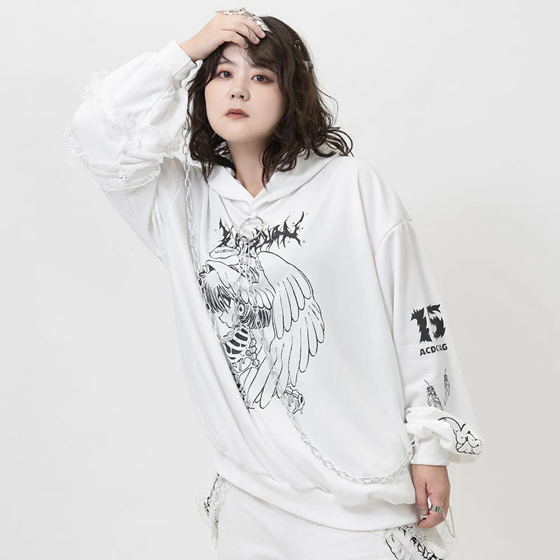 ACDC RAG Ribcage Angel Hoodie - Sinister Wings & Heavenly Screams - Image 10
