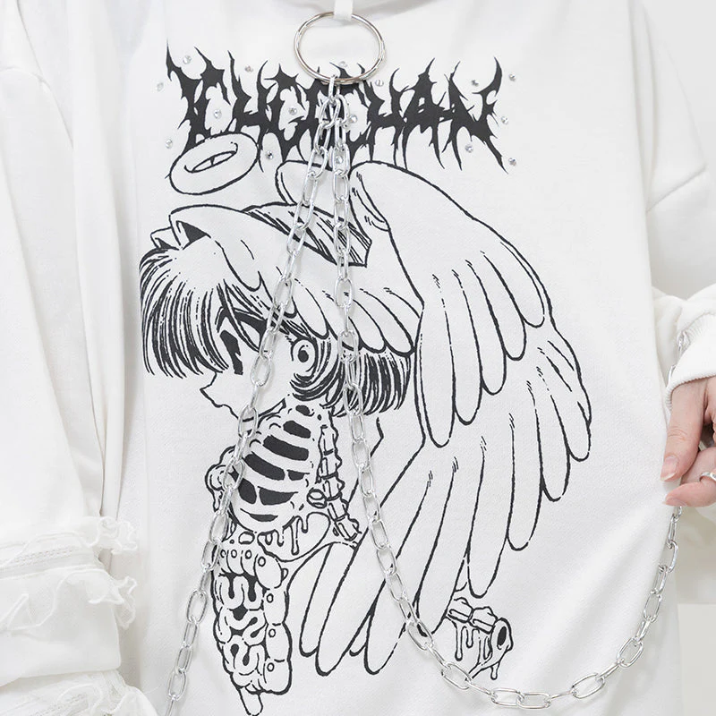 ACDC RAG Ribcage Angel Hoodie - Sinister Wings & Heavenly Screams - Image 5