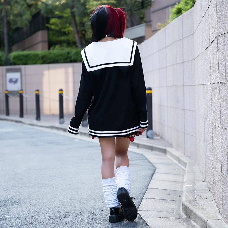 ACDC RAG Sailor Miao Hoodie - Black - Image 3