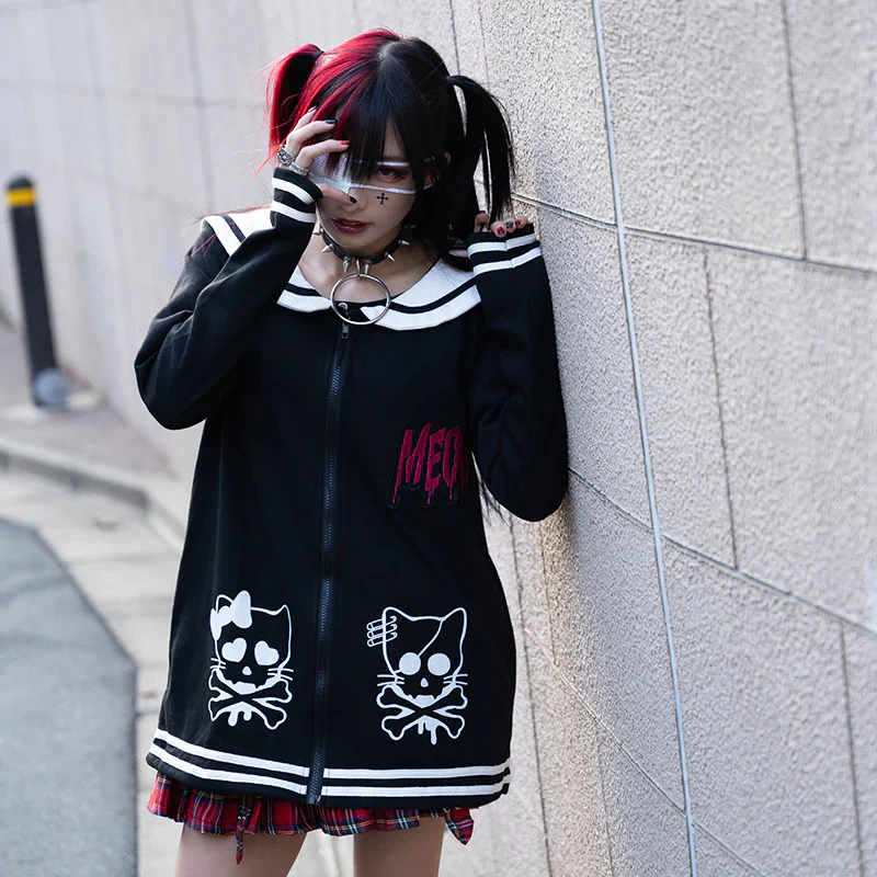 ACDC RAG Sailor Miao Hoodie - Black - Image 4