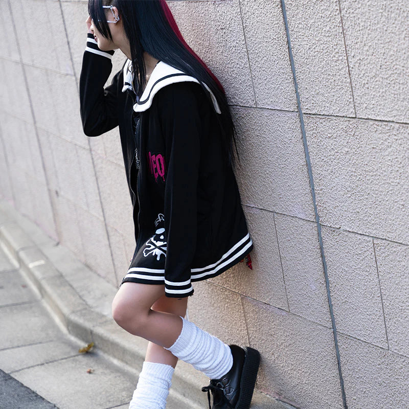 ACDC RAG Sailor Miao Hoodie - Black - Image 8