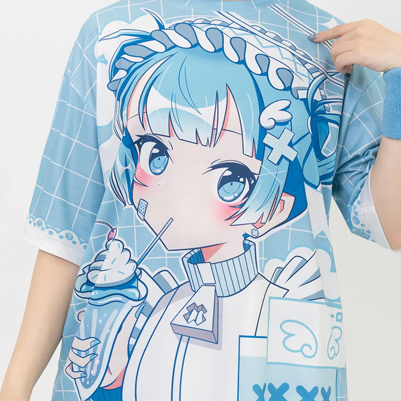 ACDC RAG Tenshi Soda T-Shirt - Blue - Image 6