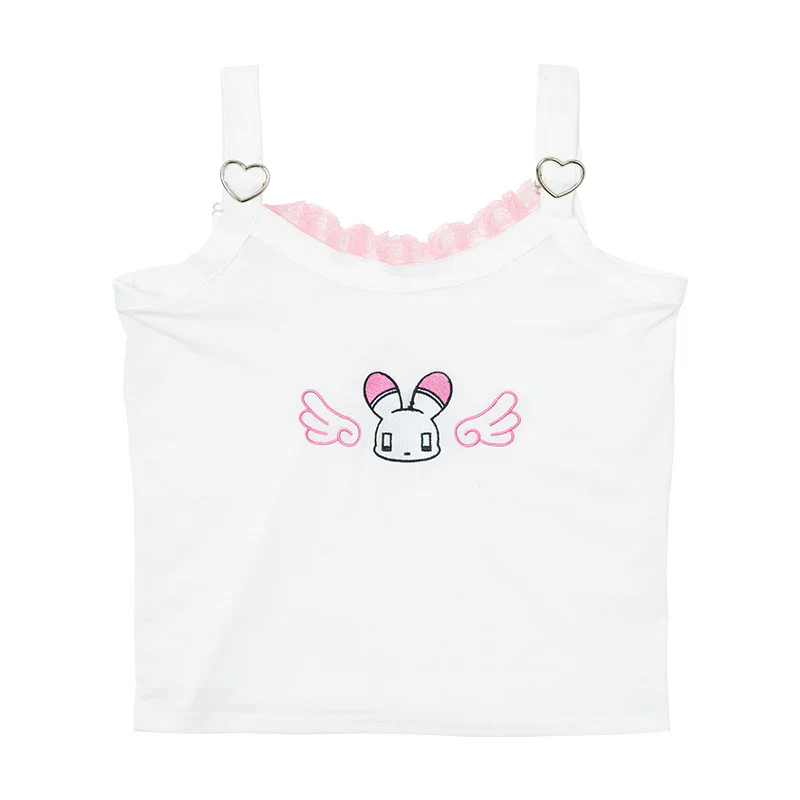 ACDC RAG Usatan Camisole - Black & White - Image 17