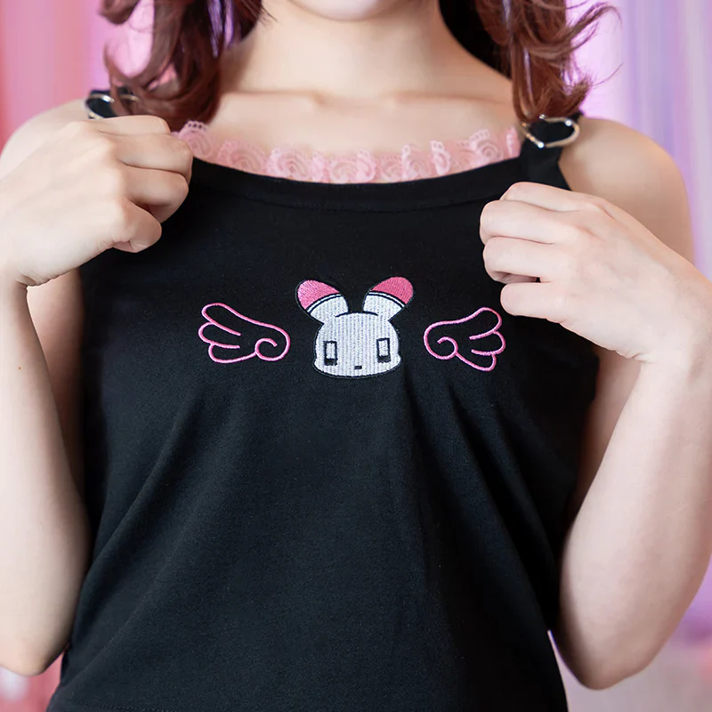 ACDC RAG Usatan Camisole - Black & White - Image 9