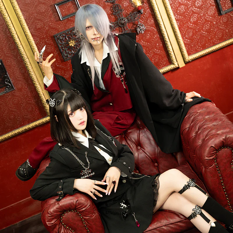 ACDC RAG Vampire School Cloak Robe - Black - Image 4