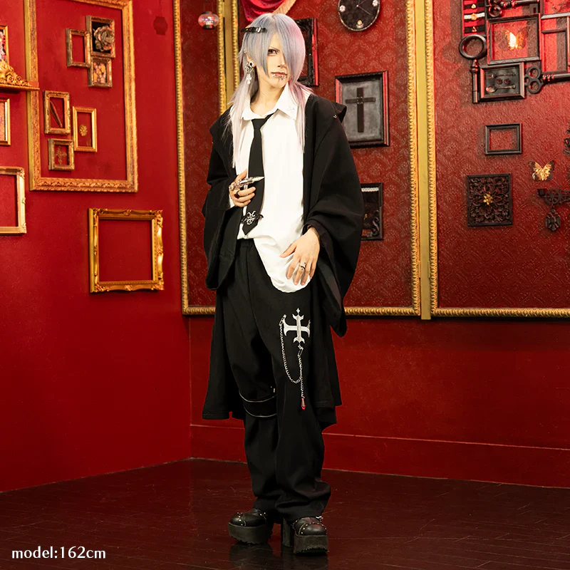ACDC RAG Vampire School Cloak Robe - Black - Image 9
