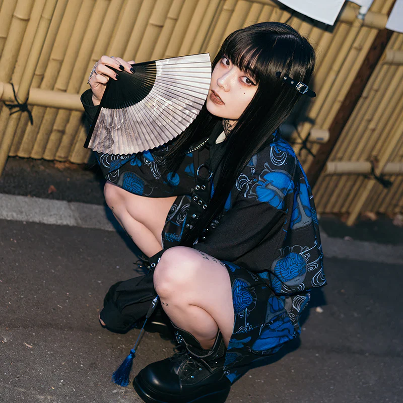 ACDC RAG Wochi Mizu Mini Skirt - Navy - Image 10