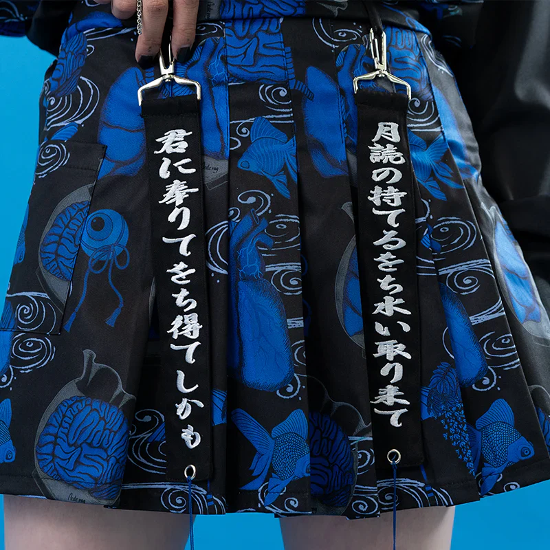 ACDC RAG Wochi Mizu Mini Skirt - Navy - Image 5
