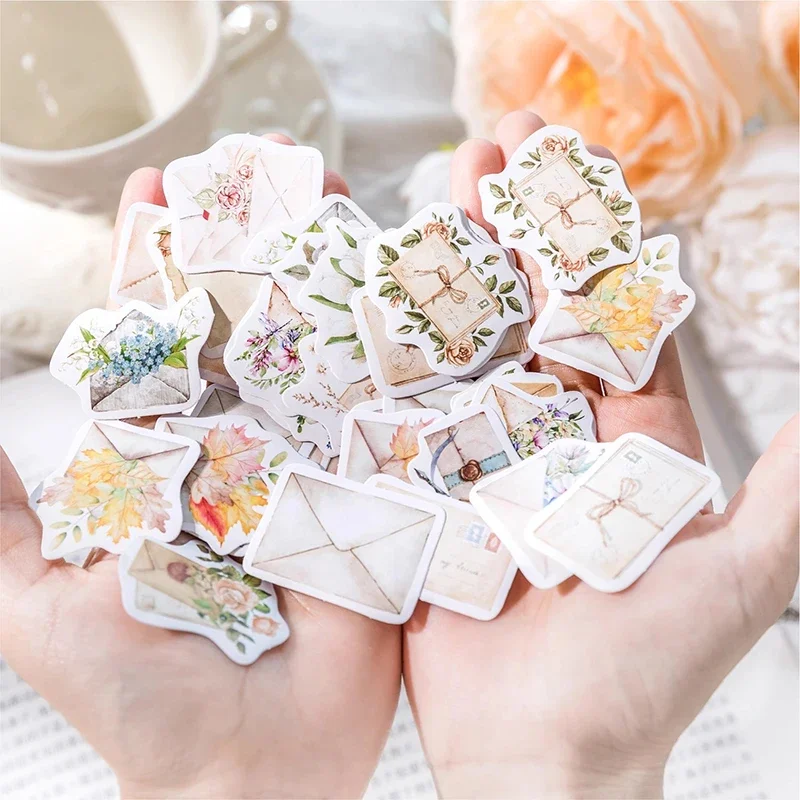 Sticker Box - Between Letters & Flowers - 45 Stickers - Image 3