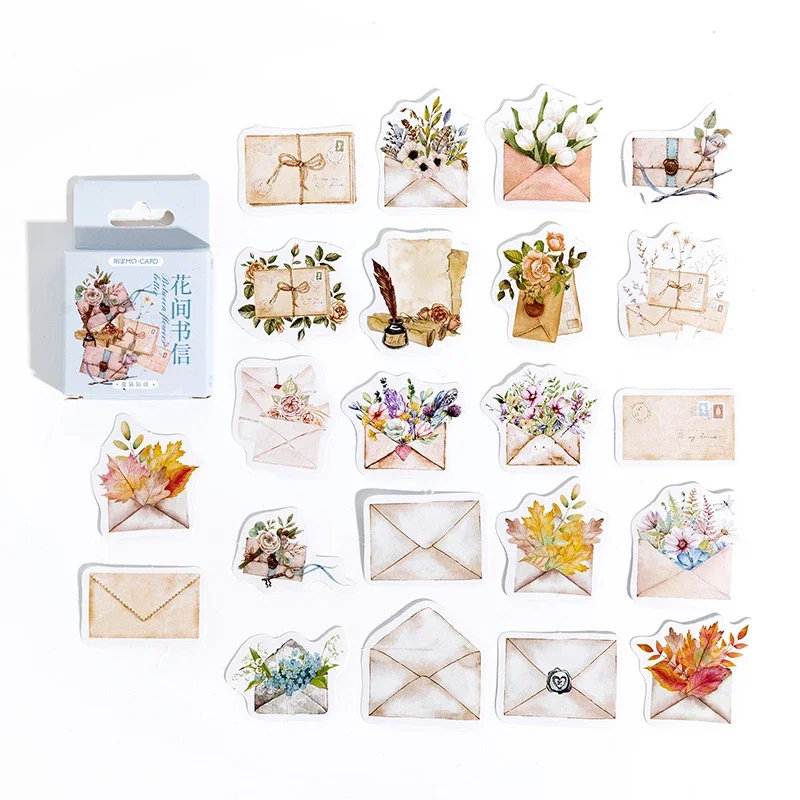 Sticker Box - Between Letters & Flowers - 45 Stickers - Image 6