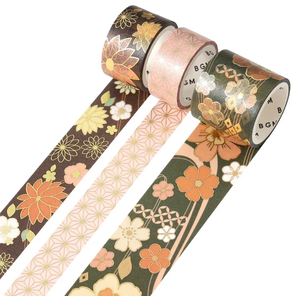 PRE-ORDER MAY! BGM Washi Tape - The Colors of Japanese Dress - Dark Green - Image 2