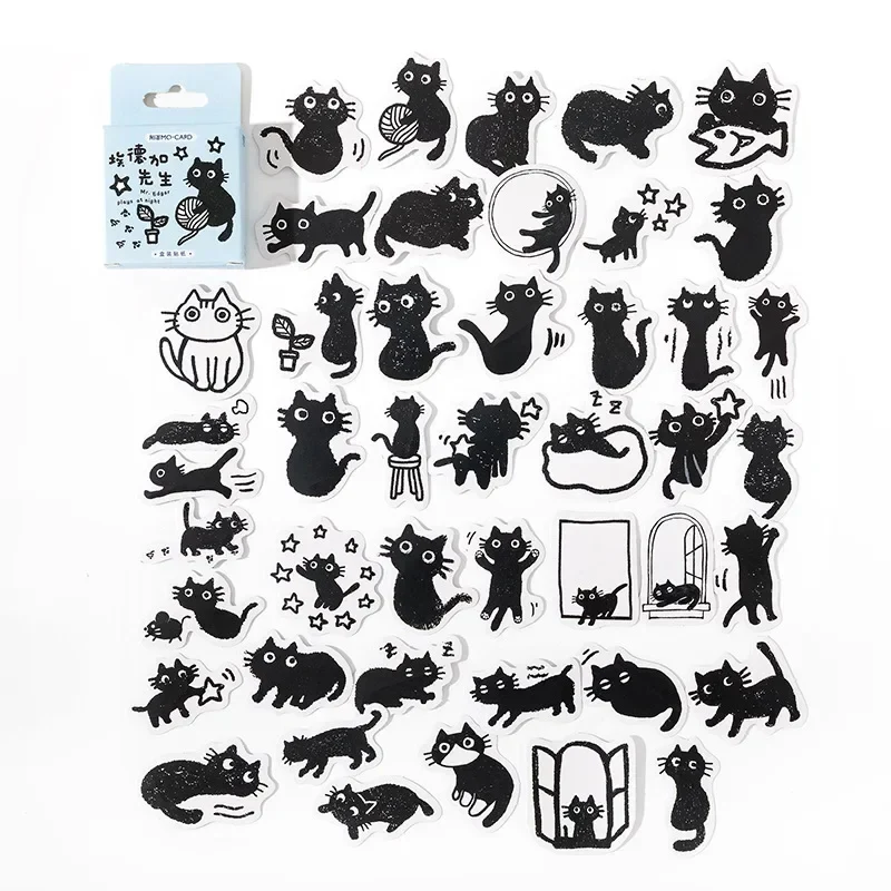 Sticker Box - Mr. Edgar the Black Cat - Image 5