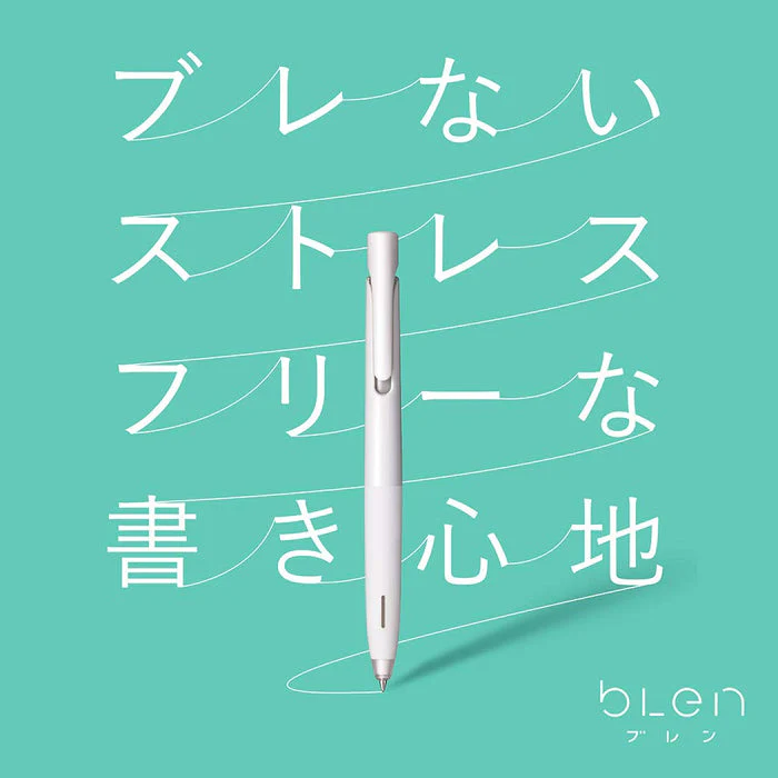 Zebra Blen - Emulsion Ballpoint Pen - 0.7mm - Grey Axis - Image 5