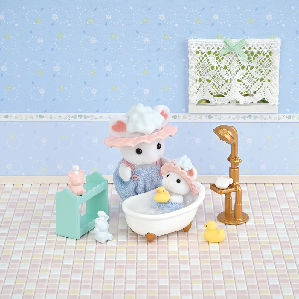 Calico Critters - Bath Time Bubble Siblings - Image 3
