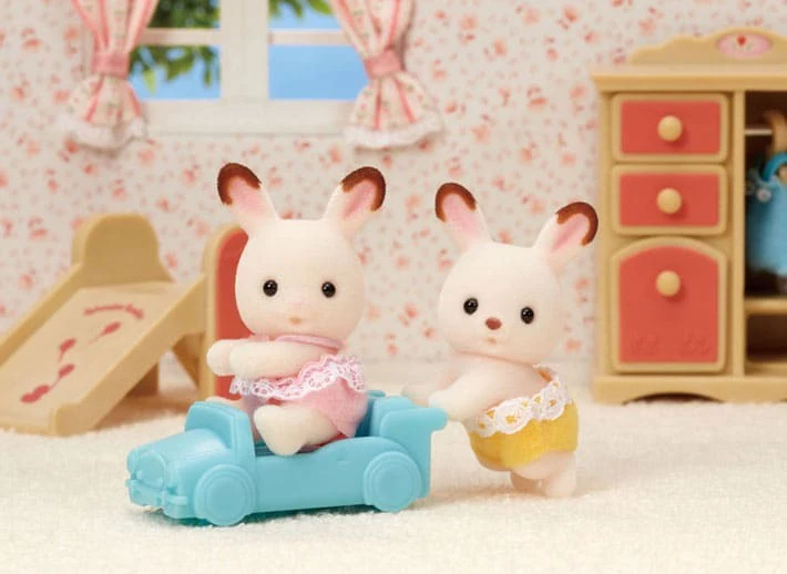 Calico Critters - Chocolate Rabbit Twins - Image 3
