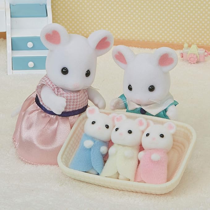Calico Critters - Marshmallow Mouse Triplets - Image 4