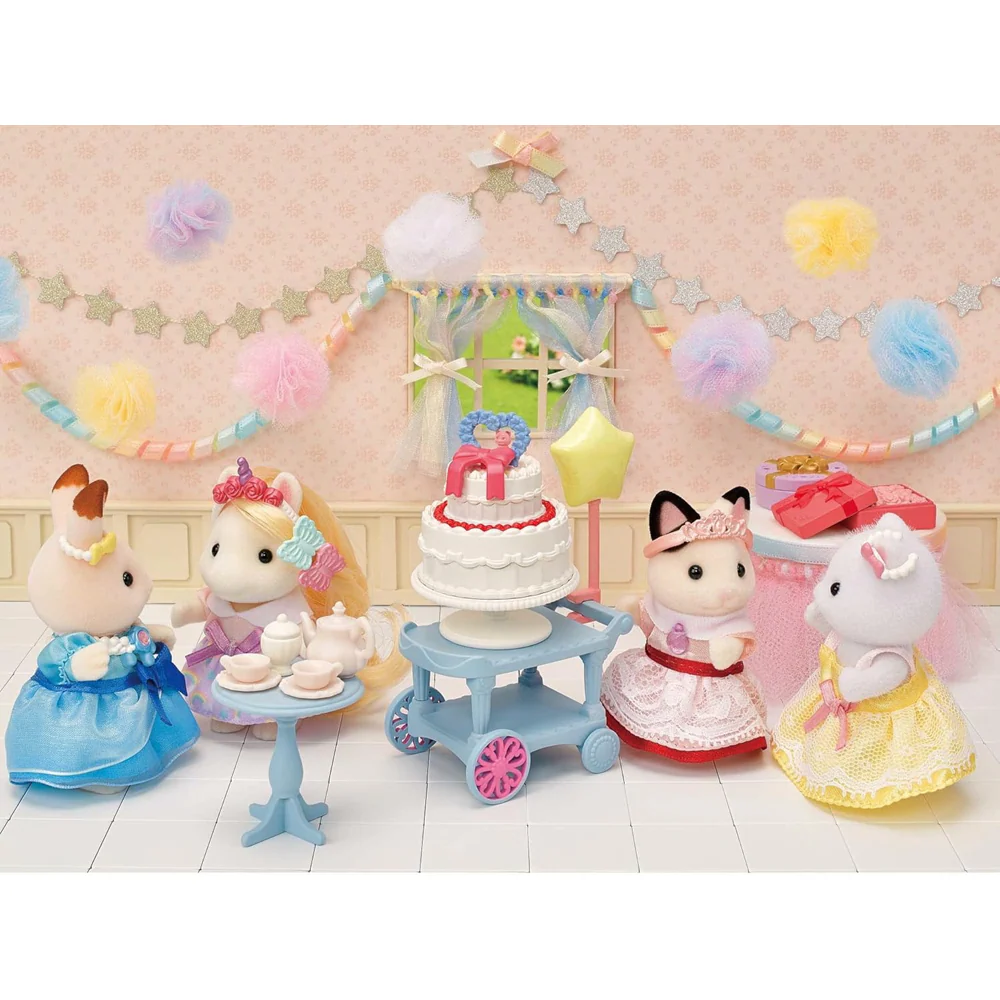 Calico Critters - Party Time Playset Tuxedo Cat Girl - Image 6