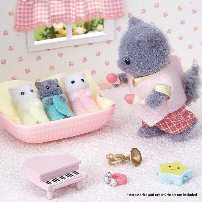 Calico Critters - Persian Cat Triplets - Image 4